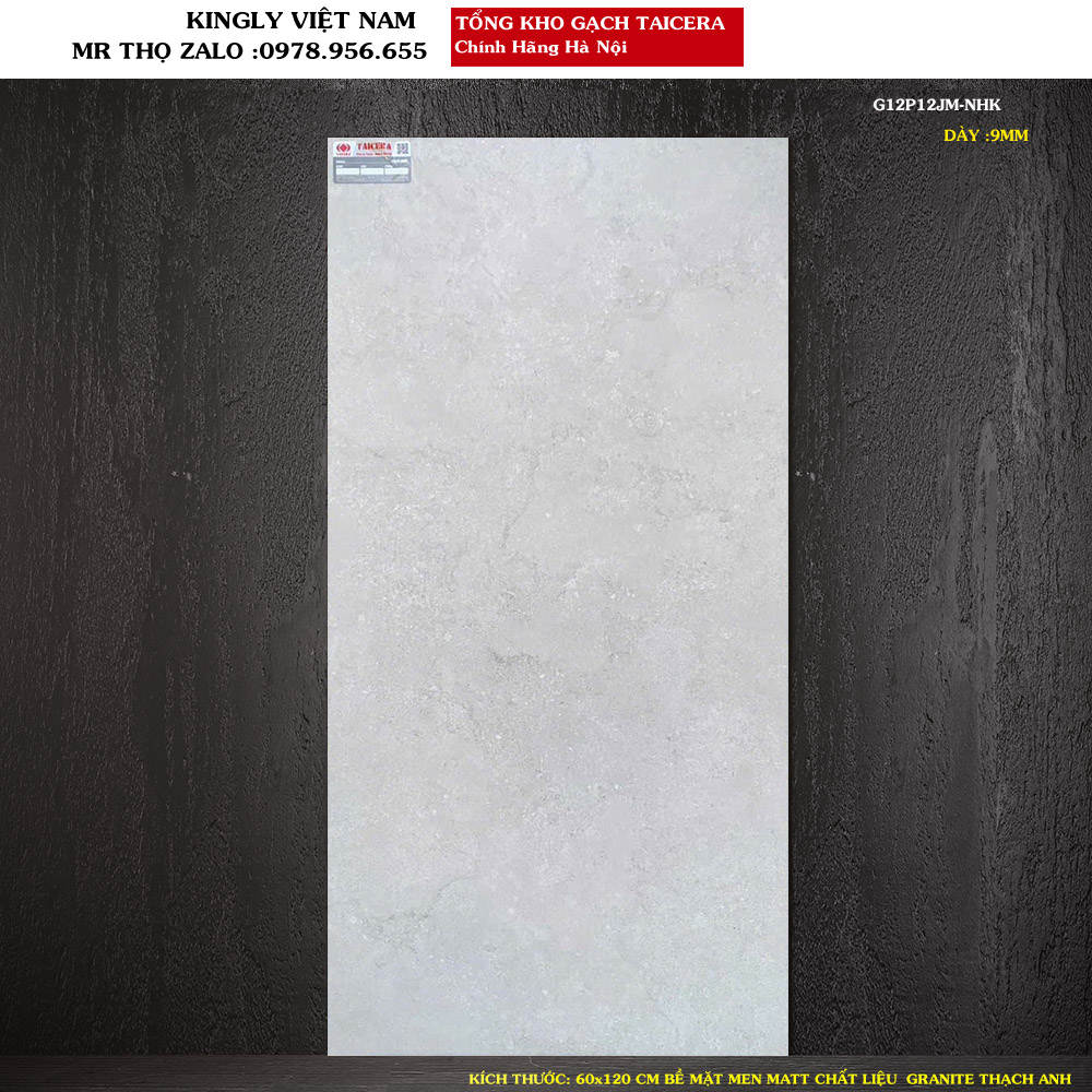 Gạch GRANITE MEN MATT TAICERA 60X120 CM G12P12JM